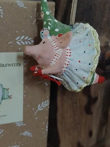 Patience Brewster P☆B - MINI Joyful Flying Pig Mini Krinkles Ornament 3" (30289) - Bild 1 von 10