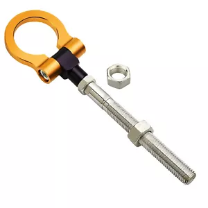 Gold Front & Rear Bumper Heavy Duty Tow Hook for Subaru WRX Impreza,Scion FR-S - Picture 1 of 4