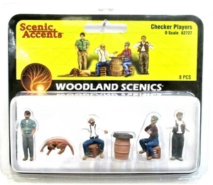 Reproductores a cuadros Woodland Scenics A2727 escala O acentos escénicos (8) piezas - Imagen 1 de 1