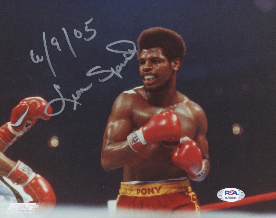 Leon Spinks Boxing Champion Signed 8x10 Photo PSA COA Muhammad Ali E - Image 1 of 1