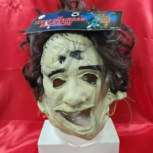Máscara de asesinato facial de cuero (vinilo) Trick or Treat Studios Texas Chainsaw Massacre - Imagen 1 de 20