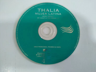 Thalia Mujer Latina Zero Remix By ASAP & PM Project Promo - Single CD - Image 1 of 3