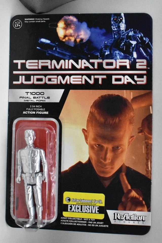 Terminator 2 Judgement Day T-1000 Final Battle Metal Form EE Exclusive Figure - Image 1 of 3
