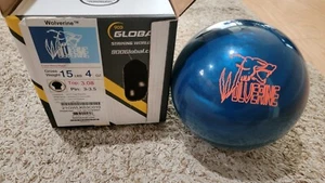 900 Global Wolverine 1st Quality Bowling Ball | 15 Pounds | 3-3.5" Pin 3.09oz TW - Picture 1 of 9