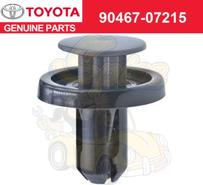 Genuine Toyota Fender Ledge Cover Upper (Multiple Use) Clip 90467-07215 - Imagem 1 de 1