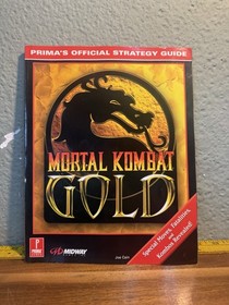 Mortal Kombat Gold Official Strategy Guide Dreamcast Prima BradyGames