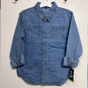 Art Class Kids Button Up Soft Denim Jacket size 10/12 Large - Picture 1 of 9