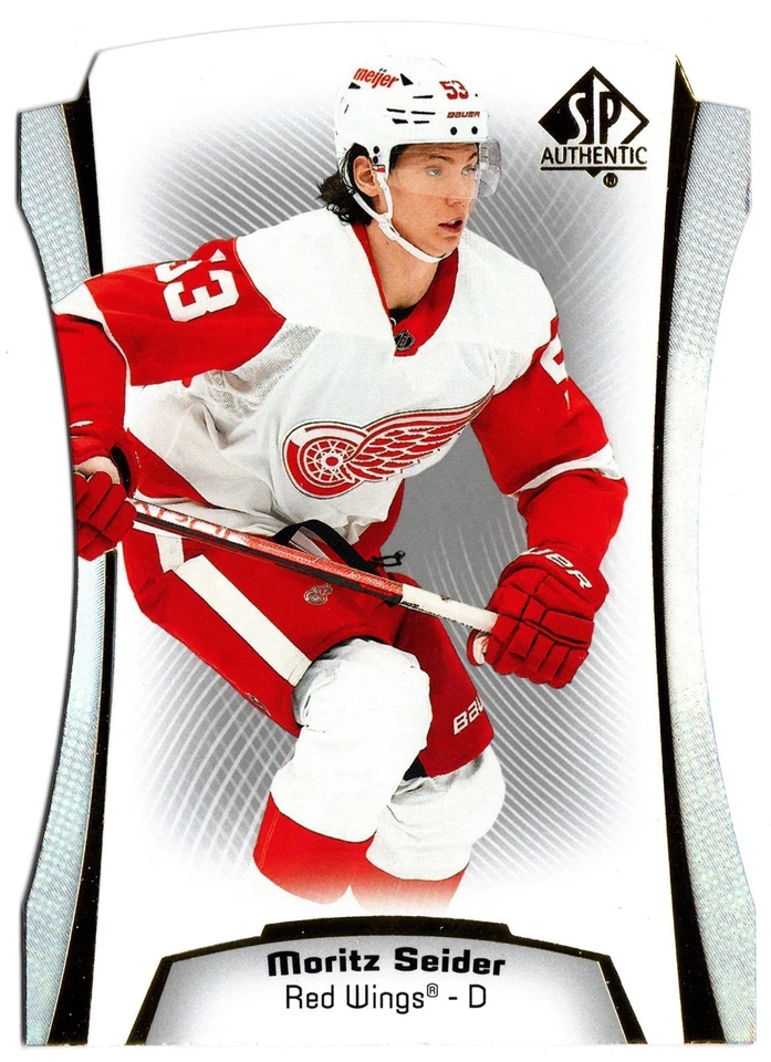 2021-22 Upper Deck SP Authentic Die-Cuts MORITZ SEIDER DC-19 Red Wings RC Rookie - Image 1 of 1