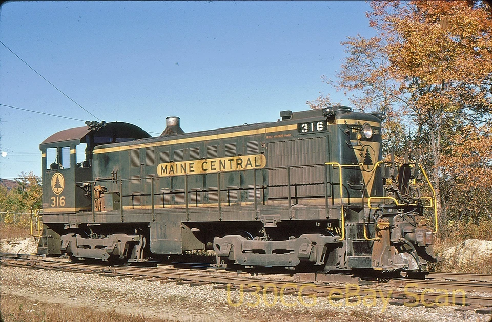 Slide original DM - MEC Maine Central S4 315 No Jay ME 1974 - Imagem 1 de 1