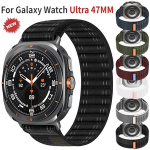 Armband Für Samsung Galaxy Watch Ultra 47mm Sport Nylon Uhrenarmband Ersatz Band - Bild 1 von 18