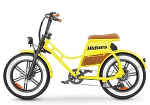 HIDOES C8 Bike Pedal Assist 17Ah Fat Tire 20*4.0 Bicycle 7OO Watts EBike Cruiser - Picture 1 of 8
