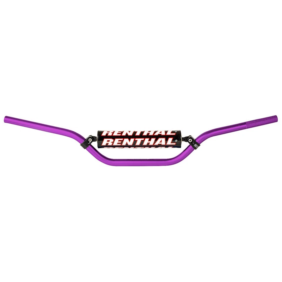 Renthal Aluminum 7/8" Handlebar (#809) Ricky Carmichael High Purple For Honda Foto 1 de 1