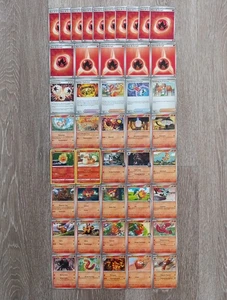 Pokemon karten Sammelkarten Feuer Deck 45 Karten  - Bild 1 von 3