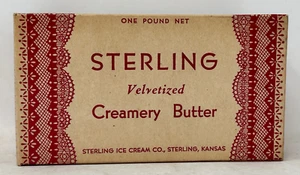 Vintage Sterling Milchkännchen 1 Pfund Butterdose Sterling Kansas - Bild 1 von 6