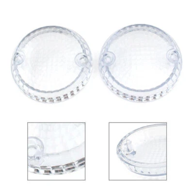 2x Motorcycle Turn Signal Lens For Kawasaki Vulcan 1500 Classic Mean Streak 1600 - Image 1 of 4