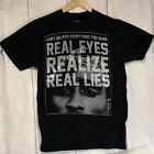 VTG Tupac Rap Real Eyes Realize Real Lies Don’t Believe Hip Hop 2pac Lg T-shirt