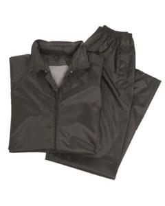 Regenanzug schwarz, Jacke+Hose! Nässeschutz, Camping, Outdoor           -NEU- - Bild 1 von 1