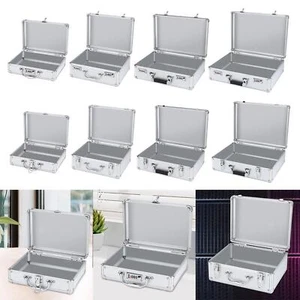 Aluminum Briefcase Aluminum Carrying Case for Instruments Tool Storage - Picture 1 of 66