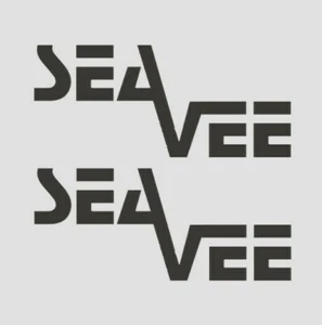 Sea Vee BOAT HULL DECALS GRAPHICS KIT STICKER SET Fishing SeeVee Console Center - Picture 1 of 1