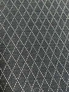 Stretch Polyester Sewing Fabrics Navy Blue Diamond Pattern 2 yards x 62" - Picture 1 of 2
