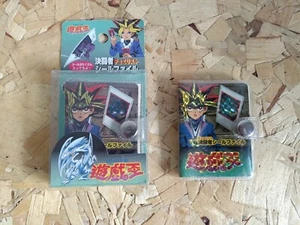 Yugioh 2 pc Old mini stickerbook toei version sealed 1998 rare item - Picture 1 of 11