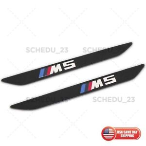 For BMW F90 M5 Fender Side Vent Marker Emblem Nameplate Badge Performance Black