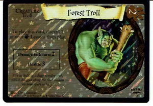 HARRY POTTER CCG PROMO CARD 2 FOREST TROLL - Picture 1 of 1