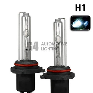 2X NEW HID XENON H1 Headlight HID Bulbs AC 35W 6000K Crystal White - Picture 1 of 11