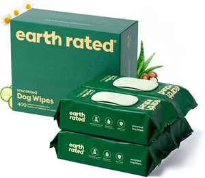 Earth Rated Pet Grooming Wipes for Dogs and Cats Cleaning and Hydrating - Picture 1 of 7