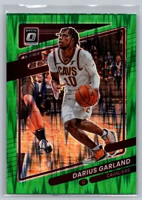2021-22 Donruss Optic #65 Darius Garland Green Shock Cleveland Cavaliers - Image 1 of 2