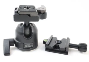 Manfrotto 486RC2 Compact Ball Head w/QR plate and Additional ARCA Adapter Clamp - Picture 1 of 20
