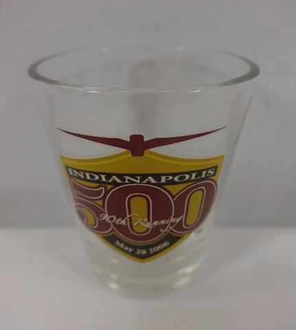 2006 Indianapolis 500 90th Running Event Collector Shot Glass Sam Hornish, Jr Cover