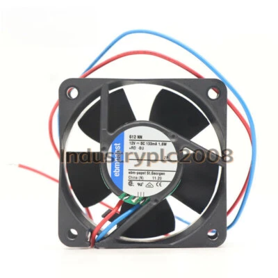 1 pc 612NN Axial Fan DC12V 133mA 1.6W 40m3/h 5000RPM 60*60*25MM Cooling Fan - Image 1 of 4