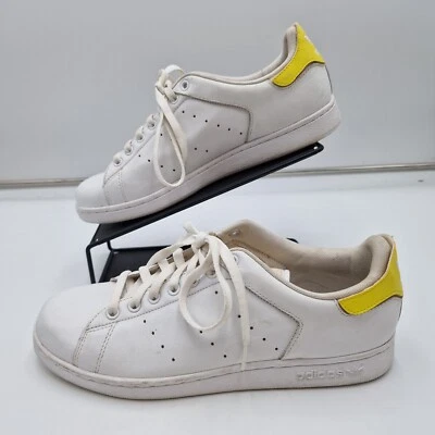 Scarpe da ginnastica Adidas Originals Stan Smith 2 UK 11 bianche *etichette tallone intercambiabili* rare - Immagine 1 di 4