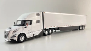 First Gear 50-3501 Volvo VNL 860 High-Roof Sleeper Truck with Trailer White 1:50 - Picture 1 of 8