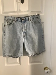 Vintage 1990s Levis 550 Orange ® Tab Jean Shorts, Size 36X00 RELAXED FIT - Picture 1 of 9