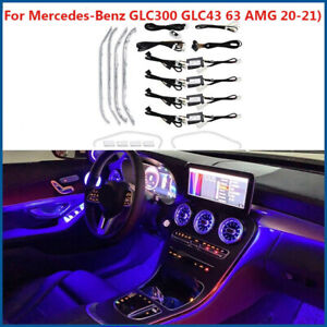 64 Colors Ambient Light Atmosphere Lamp For Benz GLC300 GLC43 63 AMG 2000-2021