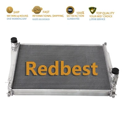 DPI2627 Aluminum Radiator For 1999-2006 BMW 323i 325i 330i M3 2.5L 3.0L I6 3Row Foto 1 de 4