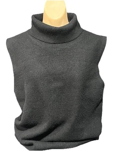 Suéter mediano con cuello falso sin mangas Scoop - Imagen 1 de 4