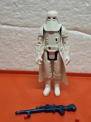 Star Wars 1980 Snowtrooper excelente estado visera de doble ojo todo Kenner ESB Foto 1 de 4