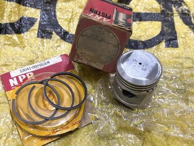 Pistón y anillo Honda Cub 55 C105 C105T CA105T 0,75 NOS 13104-002-000&13041-002-003N Foto 1 de 4