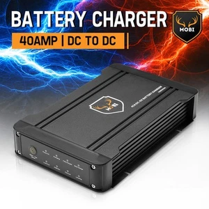 Mobi 20A 30A 40A DC to DC Battery Charger 12V MPPT Solar AGM Lithium LifePO4 - Picture 1 of 36