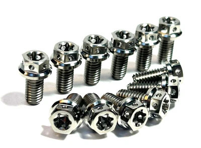 KTM XC-W 150  2017-2021 FRONT + REAR BRAKE  ROTOR DISC BOLTS TITANIUM Dual Drive - Изображение 1 из 4