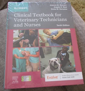 McCurnins klinisches Lehrbuch für Veterinärtechniker und Krankenschwestern - neu versiegelt - Bild 1 von 6