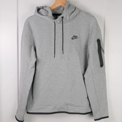 Nike Sportswear Tech Pullover Sudadera con Capucha Gris Negro DD5174-063 Talla S Foto 1 de 4