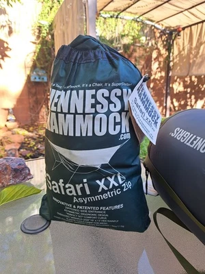 Hennessy Hammocks Safari Deluxe XXL Asym ZIP Outdoor Hammock W/ Onetigris Liner - Image 1 of 4