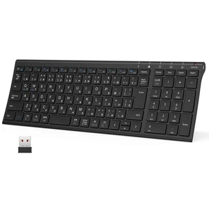 Wireless keyboard, JIS standard, Japanese layout, ultra-thin, with numeric keypa - Picture 1 of 9