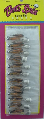 Tarjeta de 12 Betts 021GR-44N 1" 1/32 OZ Escarabajo Giro Naranja Cangrejo Brillo Foto 1 de 2