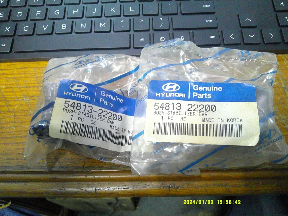 2 bujes de barra estabilizadora Hyundai 5481322200 para algunas aplicaciones de acento 94-99. Foto 1 de 1