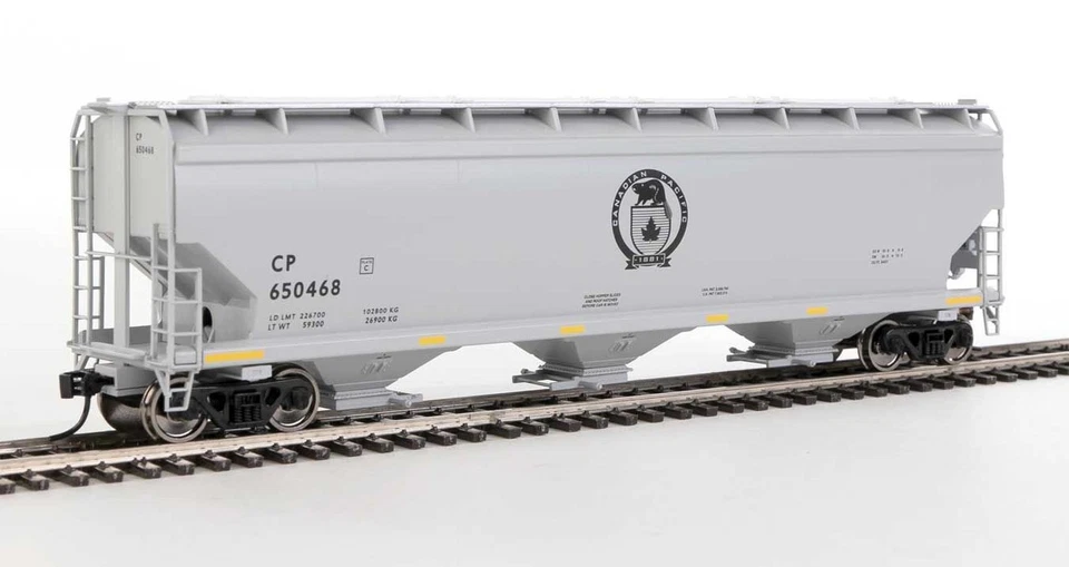 Walthers 910-7723 HO Canadian Pacific 60' NSC 5150 3-Bay Covered Hopper #650468 - Image 1 of 1